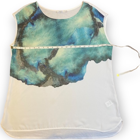 2for$30 NWOT Ricki’s Turquoise Printed Tunic Sleeveless Top Size XL - Picture 5 of 9
